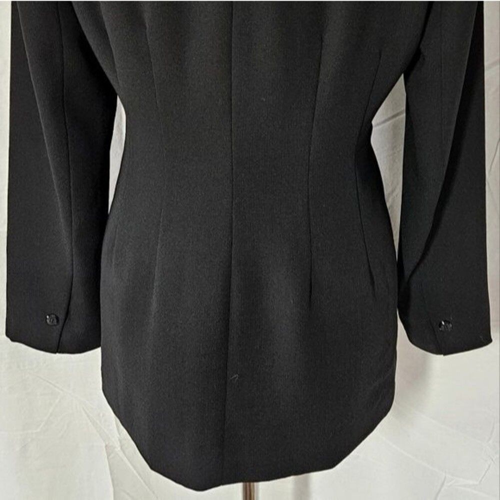 Cache Cyrus Black Cutaway Loop Button Front Tuxed… - image 2